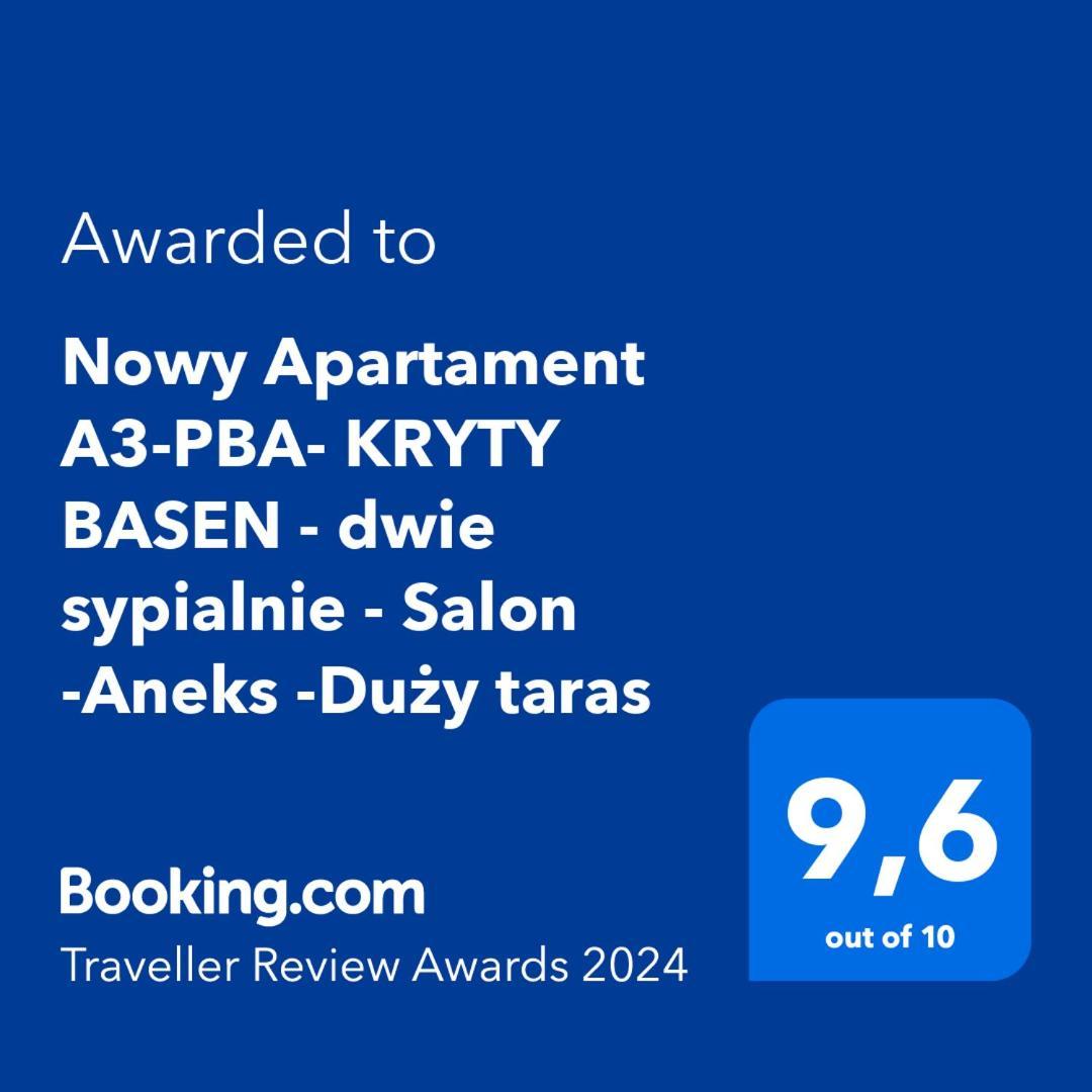 Nowy Apartament A3-Pba- Kryty Basen - Dwie Sypialnie - Salon -Aneks -Duzy Taras بوبيروفو المظهر الخارجي الصورة